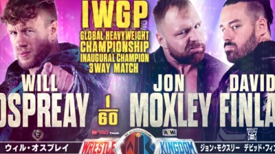 Will Ospreay vs Jon Moxley vs David Finlay (IWGP Global Heavyweight Championship)
