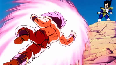 Capitulo 30 - Una pelea fuera del limite; Goku contra Vegeta