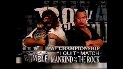 Mankind vs. The Rock - WWF Championship I Quit Match: Royal Rumble 1999