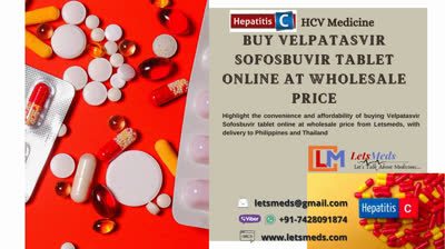 Buy Velpatasvir Sofosbuvir Tablet brands Online Cost